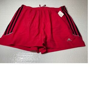 Adidas ClimaLite Red Running Shorts Athletic Performance Men XL